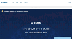 Desktop Screenshot of coinetize.com